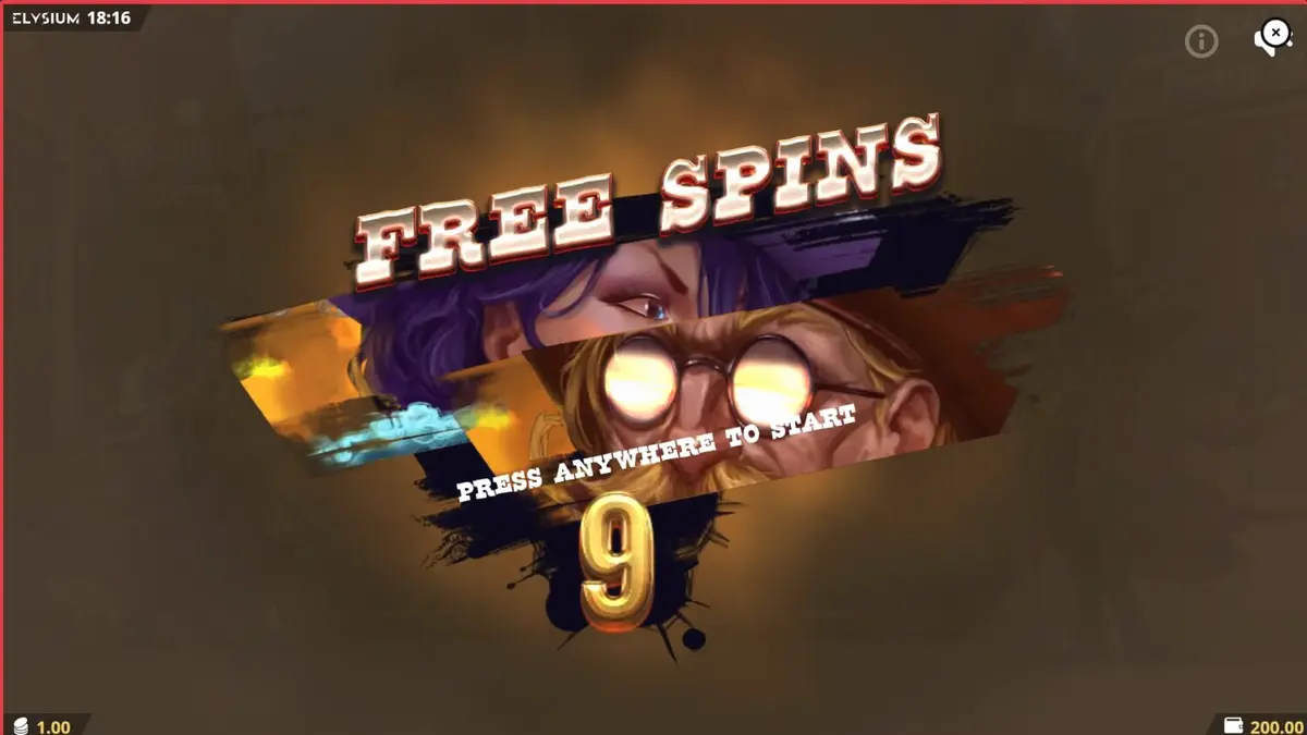 Tampilan visual slot High Noon Duel dengan tema koboi dan duel di gurun